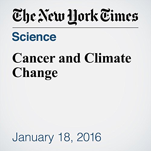 Cancer and Climate Change cover art