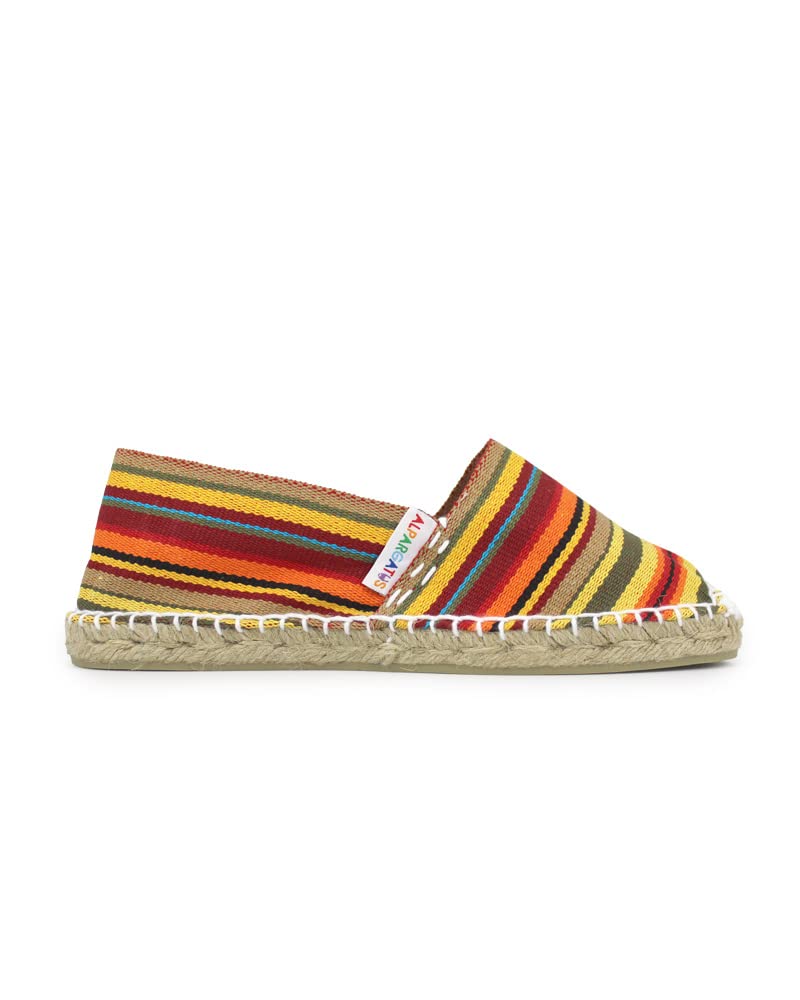 Alpargatas de Rayas Multicolores Hechas a Mano en España