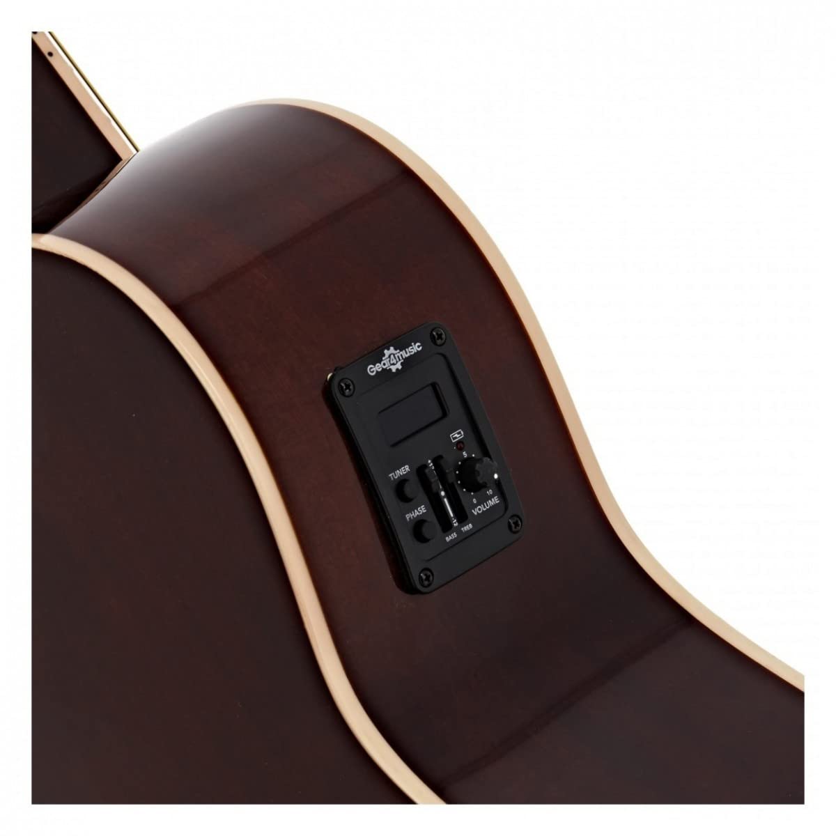 Gear4music Chitarra Acustica Elettrificata Kit Per Principianti Con Amplificatore Da 15 W | Kit completo principianti con ampli 15W, tono acustico e amplificato ben equilibrato, cutaway semplice per tasti acuti