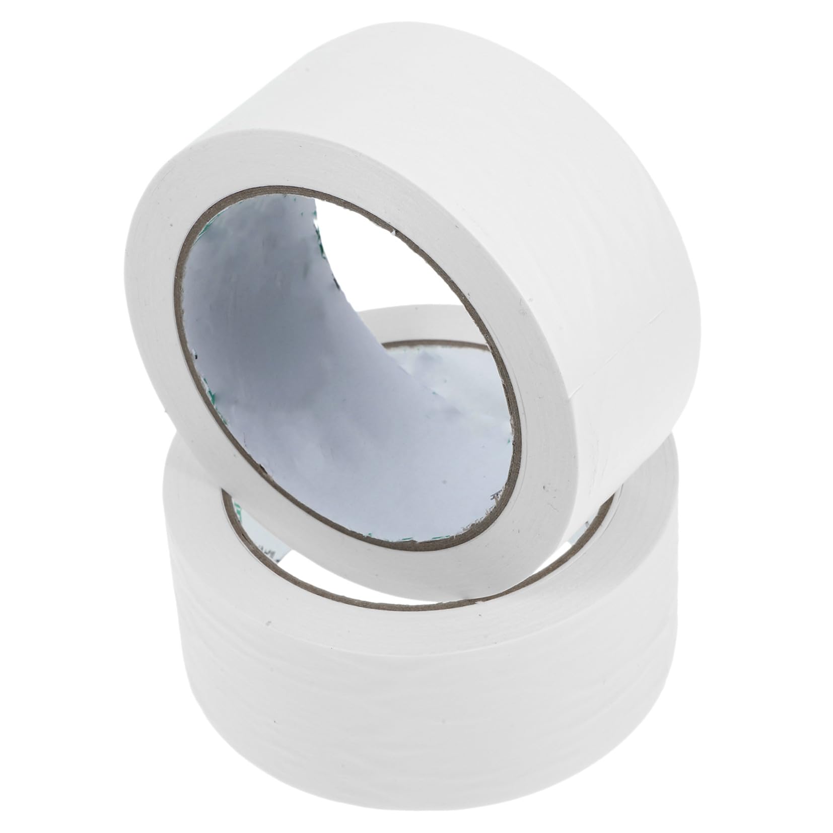 UKCOCO Ruban Adhésif D’emballage Papier Kraft Blanc 45 Mm x 30 m Autocollant Inscriptible 2 Rouleaux Polyvalent Pour Scellage Et Fixation Colis Usage Quotidien