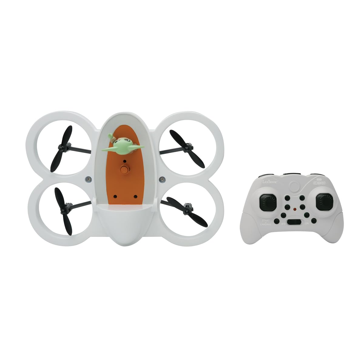 Lexibook, Grogu Hover Pod Radiocommandé, UFO1SWLXB | Véhicule radiocommandé, jouet Star Wars, Blanc/Gris