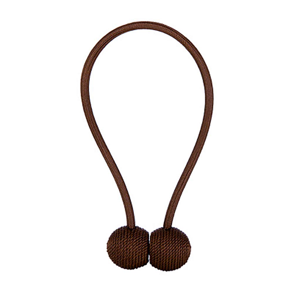 Magnetic Curtain Tiebacks Clips - Window Tie Backs Holders for Home Office Decorative Rope Holdbacks Classic Tiebacks Design, 1 Pair