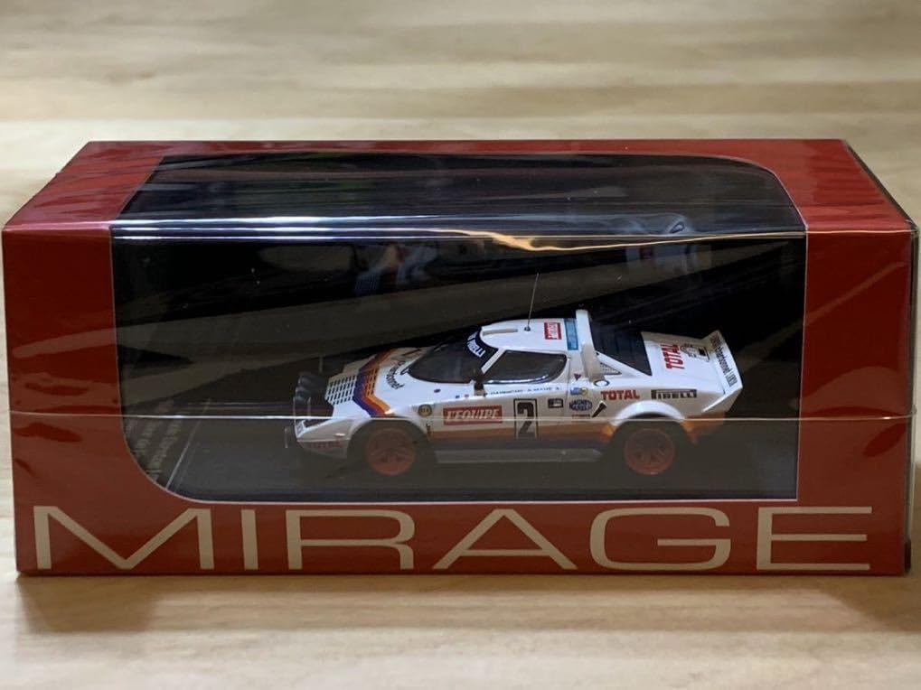 1/43　ミラージュ　ランチア・ストラトス　HF　1981 Amazon.co.jp: ：hpi MIRAGE ミラージュ 143 ランチア ストラトス HF