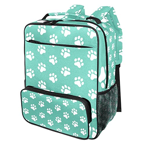 Sac à dos de voyage à bretelles réglables et grand volume vert multicolore