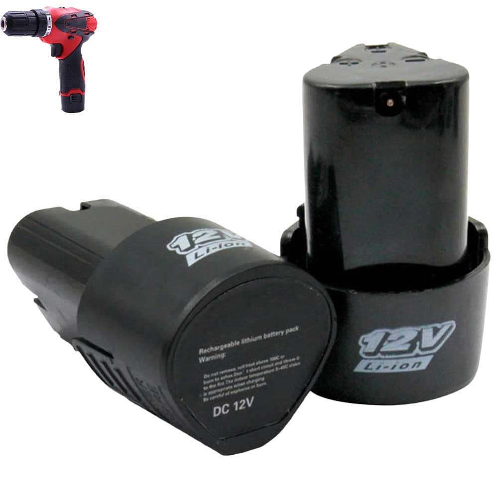 12V Lithium-ion Battery | 1.5Ah Rechargeable Battery 220V - 50/60Hz 12VDC 3A | Replacement Battery for Cordless Drill DR121 (1Pcs 12V Lithium-ion Battery 1.5Ah)-image-48