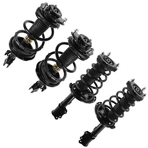 Image of TRQ Front and Rear Strut & Coil Spring Assembly Set Driver & Passenger Sides Compatible with 04-06 Lexus RX330 07 RX350 04-07 Toyota Highlander