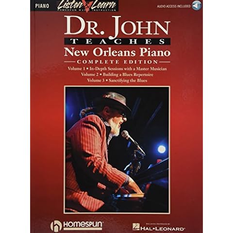 Dr. John Teaches New Orleans Piano - Complete Edition: Listen & Learn Series Includes Books 1, 2 & 3 (Piano: Listen & Learn) Cover