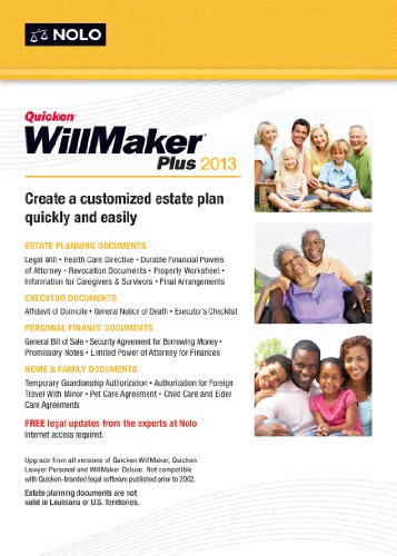 Quicken Willmaker Plus 2013 [Old Version] #TOP1