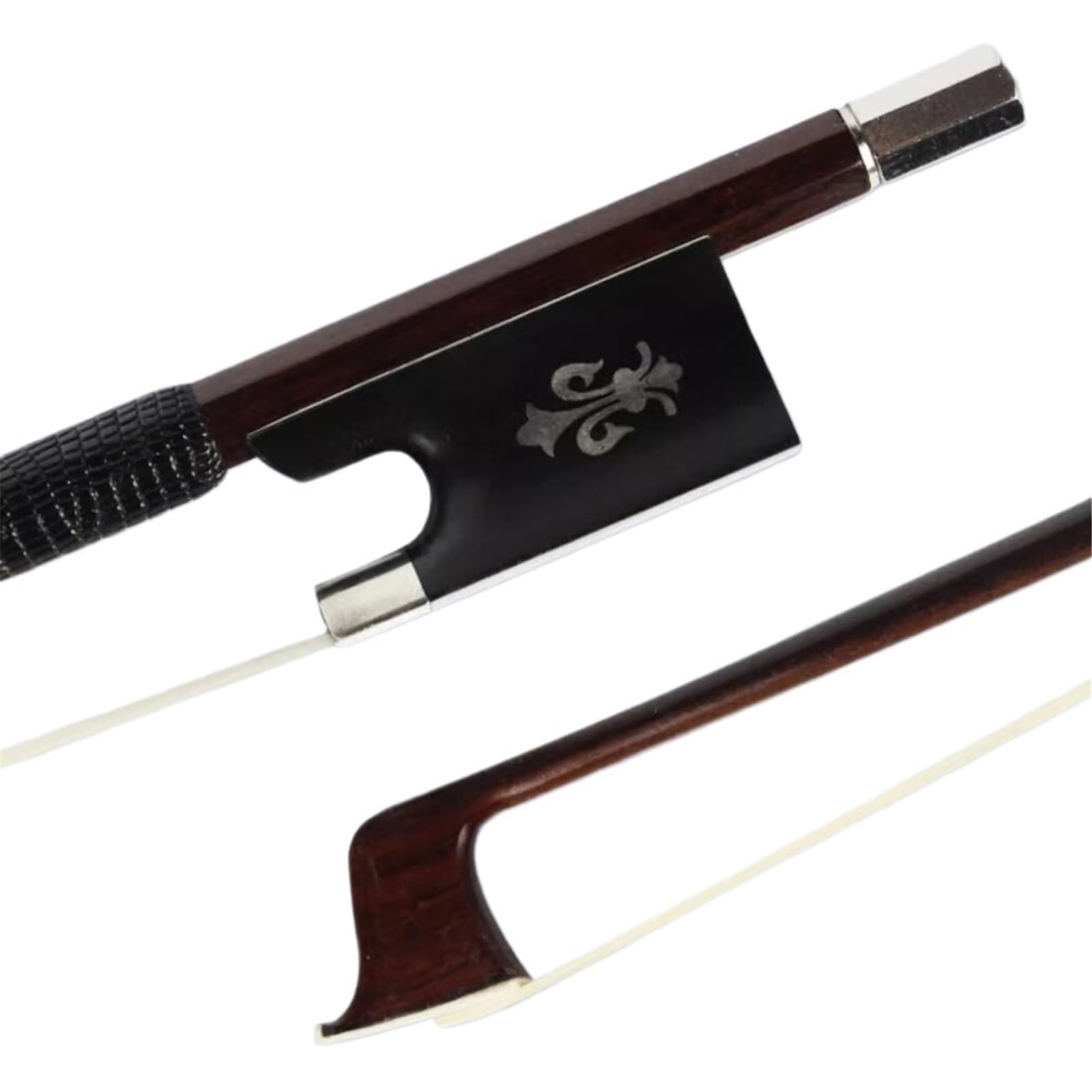 Arco Per Violino Archetto Per Violino In Legno Di Sandalo Verde Con Crine Di Equiseto Rotondo Di Dimensioni Standard | Arco di violino(1/2)