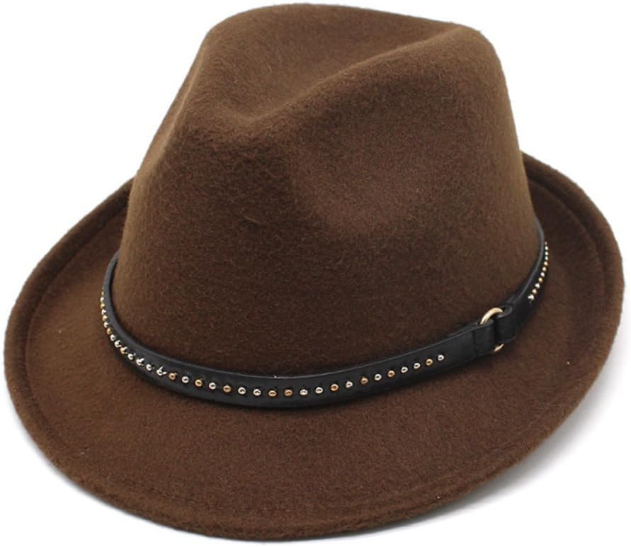 Classic Wool Felt Cowboy Hat, Gray with Studded Band