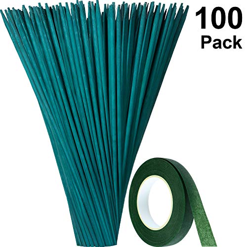 Nastro Adesivo Floreale Marrone 1/2 Pollice X 30 Yard, Ideale Per Composizioni Floreali, Fai Da Te E Decorazioni - 2