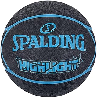 Basketball Ball Spalding Highlight, Black and Blue