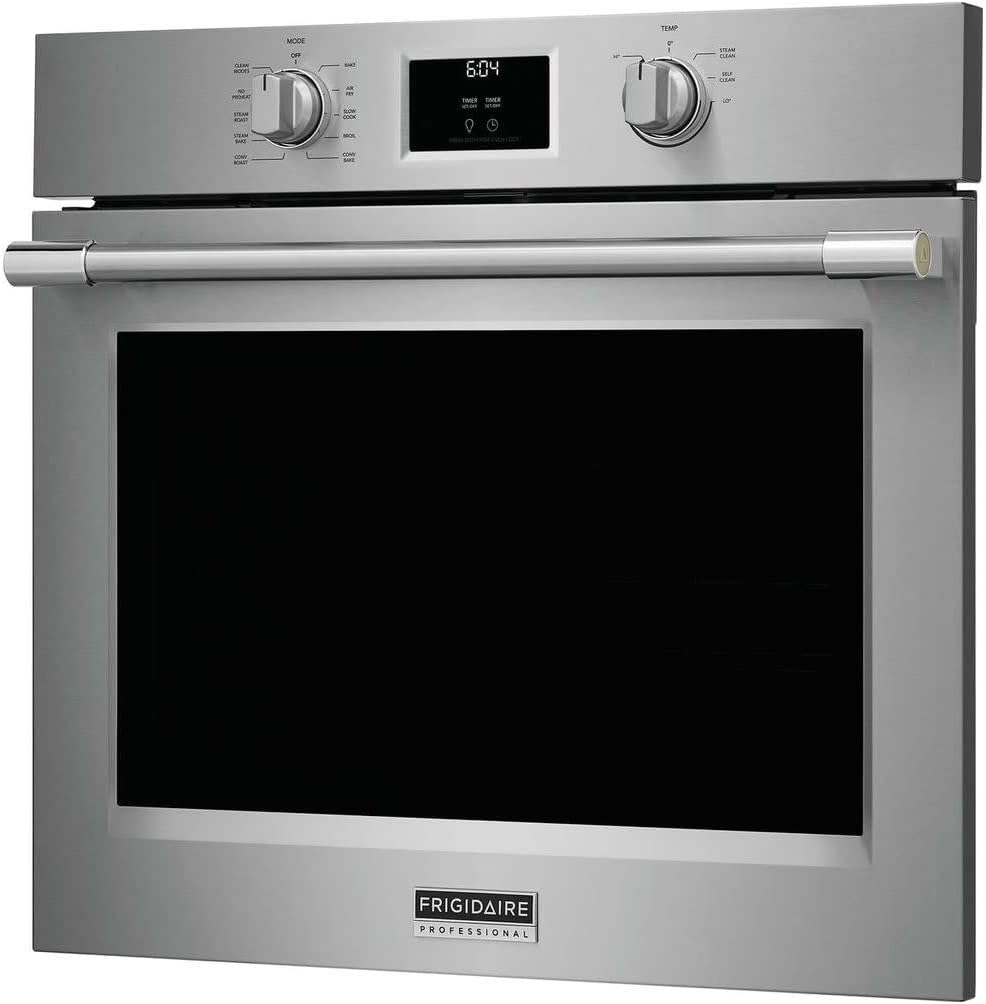 Frigidaire Professional 30 in. Single Electric Wall Oven with True Convection and Air Fry in Stainless Steel PCWS3080AF
