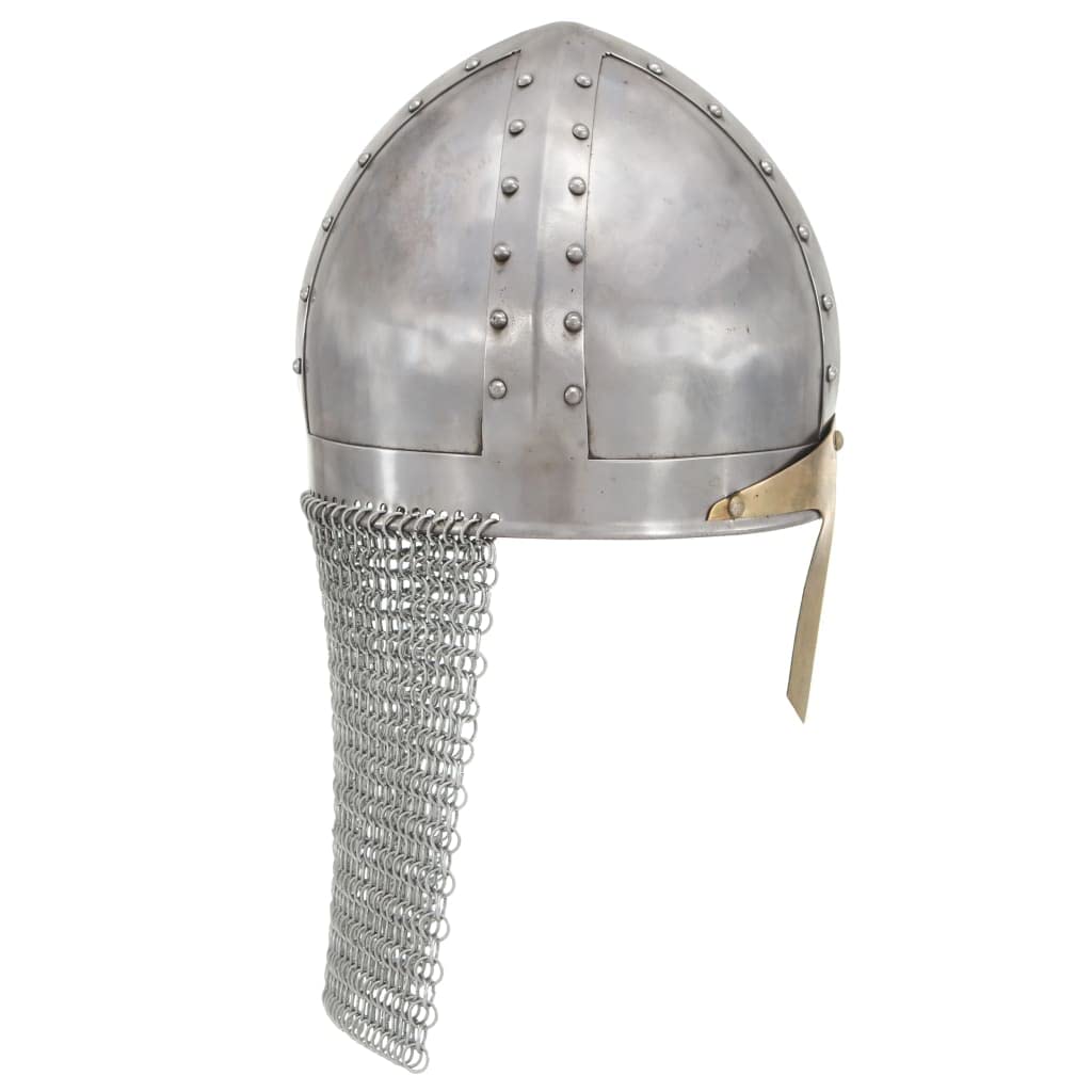 Genérico Réplica Casco de Caballero Cruzado Antiguo Larp Acero Plateado,Arte y Ocio,Hobbies y Artes Creativas,Coleccionables,Armas coleccionables,286222