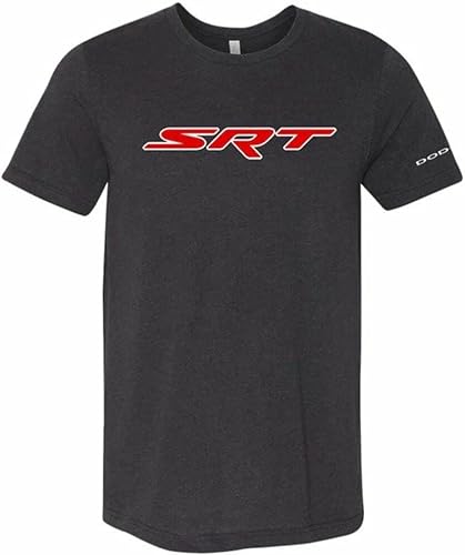 Dodge SRT - Camiseta para hombre, color negro jaspeado