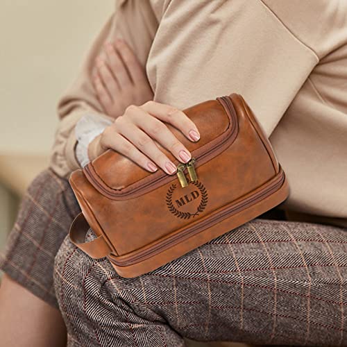 Personalized Toiletry Bag For Men, Husband, Boyfriend, Dad Large Capacity Leather Travel Dopp Kit Handcrafted Custom Name Unique Gift For Birthday| Fathers Day| Anniversary| Wedding Groomsmen Gifts 8 Personalized Toiletry Bag For Men, Husband, Boyfriend, Dad Large Capacity Leather Travel Dopp Kit Handcrafted Custom Name Unique Gift For Birthday| Fathers Day| Anniversary| Wedding Groomsmen Gifts