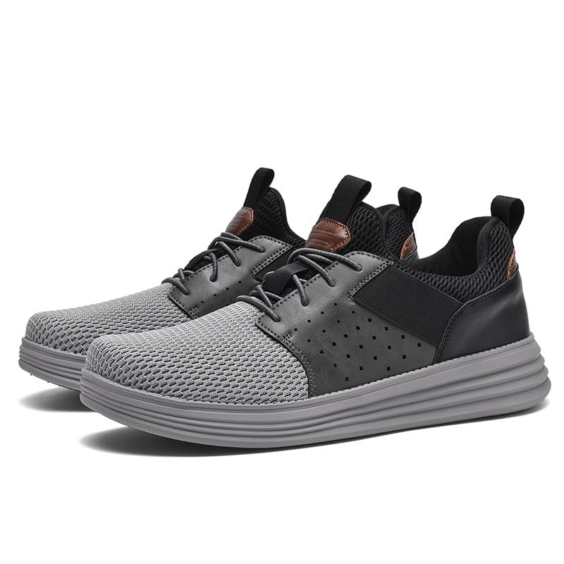Image of Wearbreeze Men's Business Casual Oxford Sneakers - Lightweight Lace-Up Dress Shoes for Work, Travel & Daily Commute
