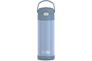 FUNTAINER 16 Ounce Stainless Steel Vacuum Insulated Bottle with Wide Spout Lid