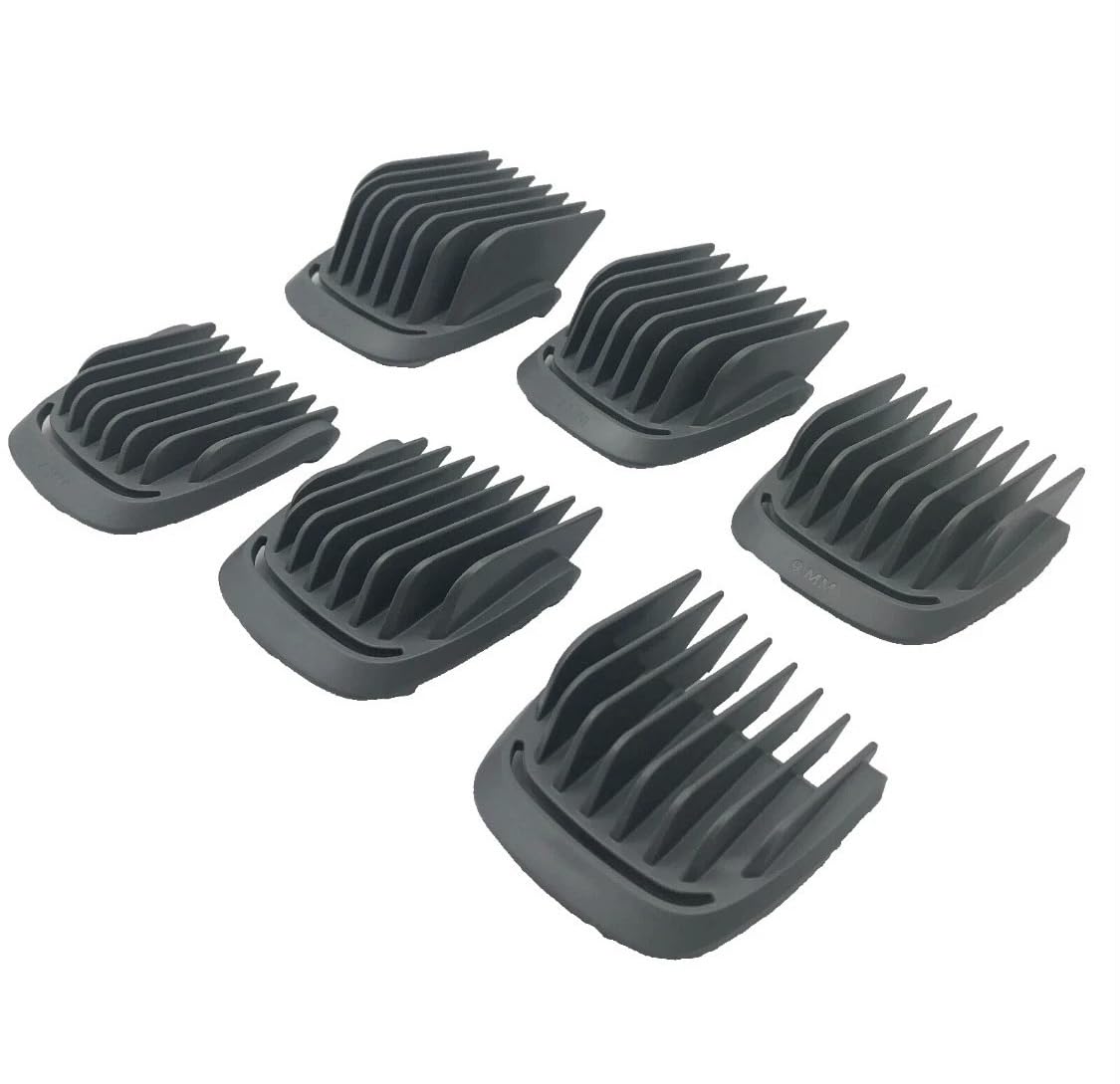 4mm 9mm 12mm 16mm Ear Tapers Guard Comb Set for Philips Norelco | ONLY Compatible with 41mm Extra Wide Blade Will NOT Fit the 32mm Standard Blade MG5750 MG5910 MG7750 MG7900 MG9500 MG9525