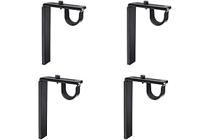 Ikea Betydlig Curtain Rod Hooks: Adjustable Wall or Ceiling Mount for Versatile Window Treatments