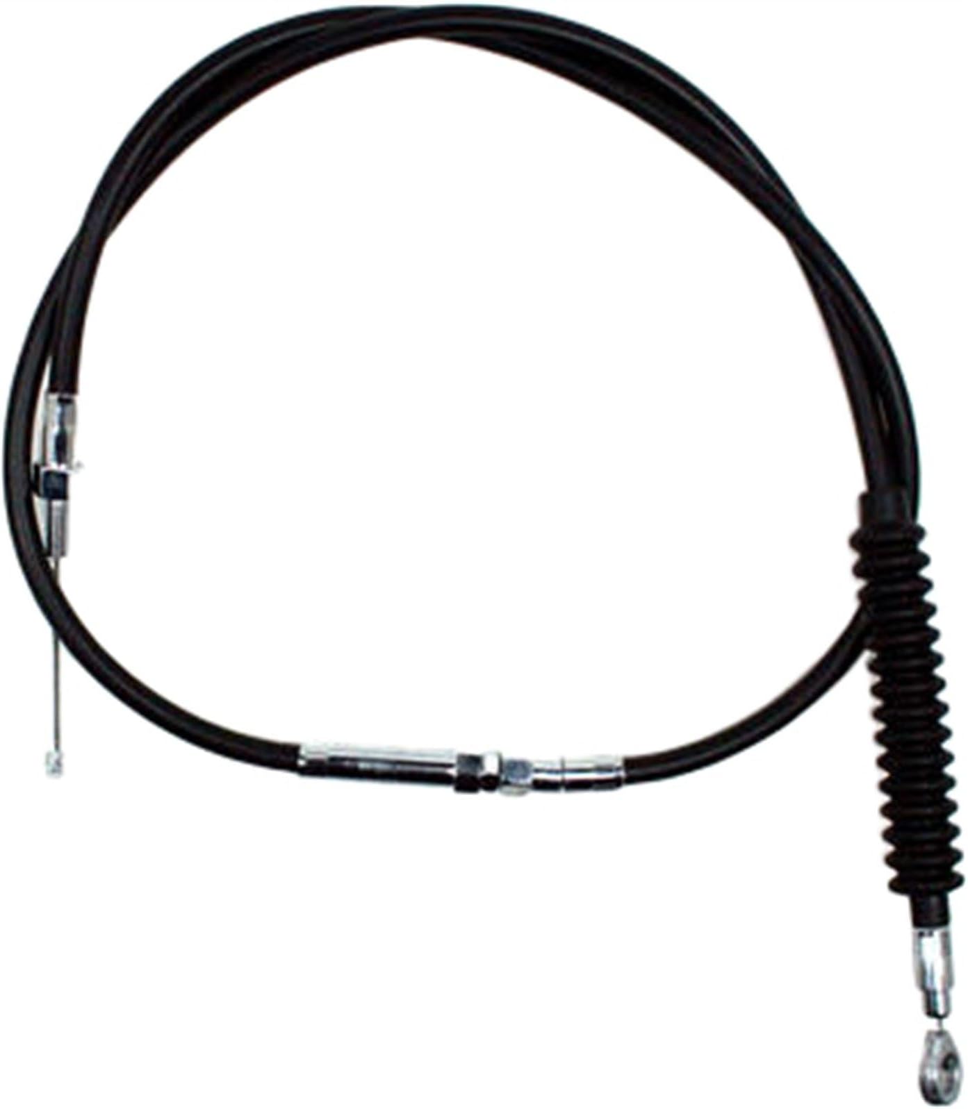 Black Vinyl Clutch Lw Cable Compatible with 2004-2017 Harley-Davidson Forty Eight | Iron 883 | Sportster 1200 | Sportster 883
