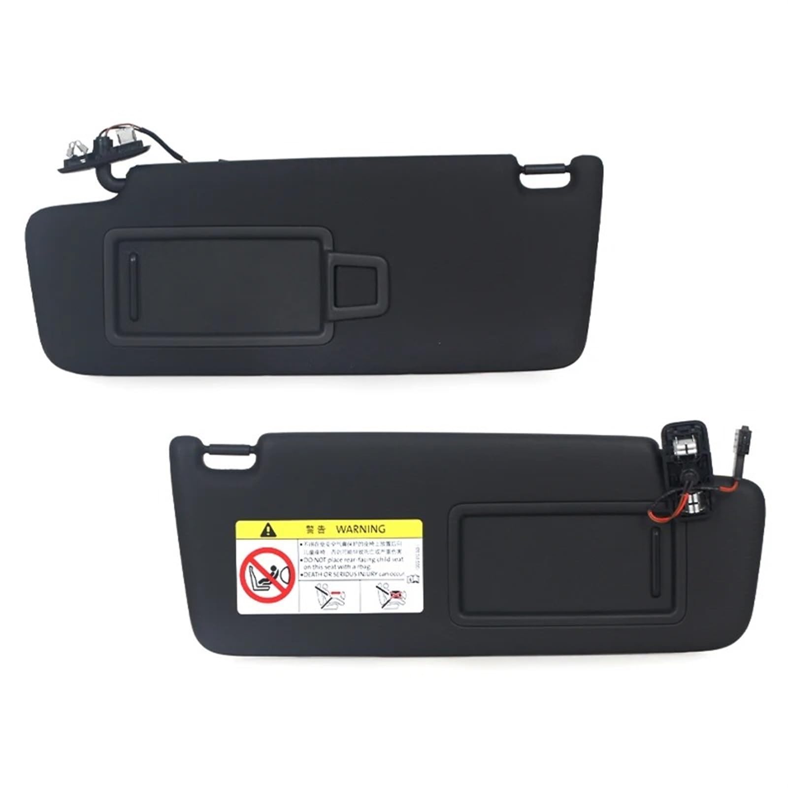 Car SunVisor For VW For Golf 7 For Jetta MK7 For T-Cross For Passat B8 For CC For E-Golf For T-Roc 5GG857551 Car Front Sun Visor Panel With Makeup Mirror Car Visor Sunshade(Left and Right)
