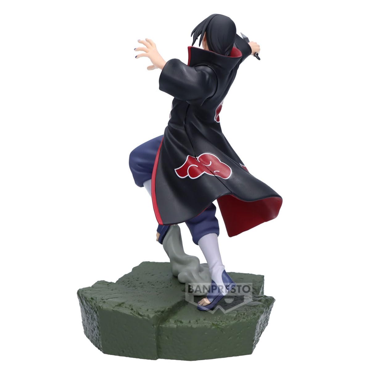 Banpresto Figurka akcji Itachi Uchiha Naruto Shippuden - Kombinacja bitwy 16 cm - BP30021P wielokolorowa - Figurka kolekcjonerska - Idealna dla fanów anime