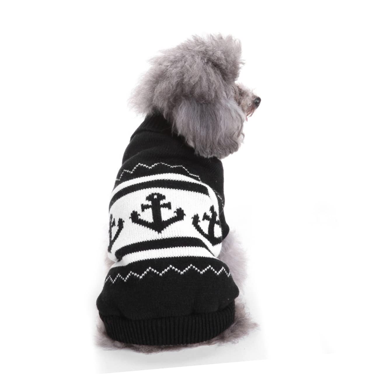 Sosoport 3St Weihnachtswelpenkleidung Weihnachts hundepullover hundekostü Winterkleidung für Hunde Kleiner Hundepullover Weihnachtspullover Kleider gestrickter Pullover für Haustiere Chef
