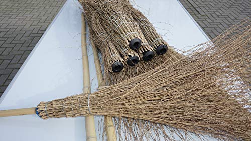 poppe-portal 10 Stück Bambus - Besen ohne Stiel mit Plastikhülse – Bild 6