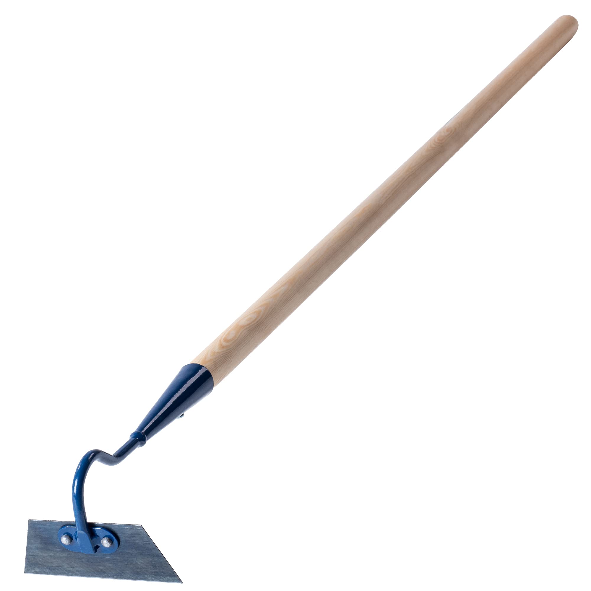 KADAX Garden Hoe Fatta di Metallo, Legno con Un Gambo Fatto di Legno, Erba allentarsi, ventilare e diserbo Pavimento, Accessori Rimuovere Le (W: 12 cm, Forma trapezoile)