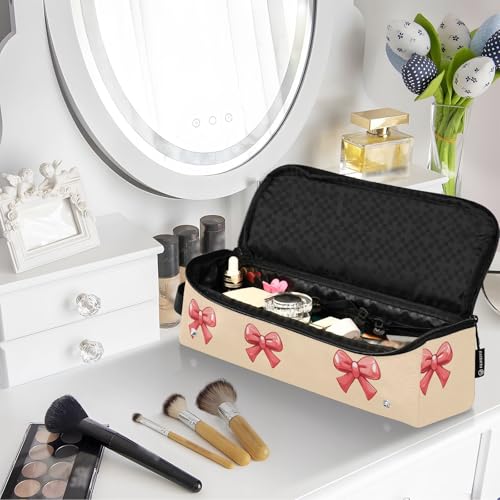 Bolsa de viaje para herramientas de cabello Strawberry Marble, resistente al calor, para planchas y rizadores, organizador portátil miniatura 7