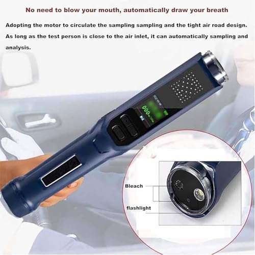Testeur d'alcoolémie portable numérique LCD pour éviter les risques sur la route - 4