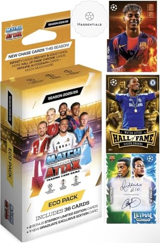 [SG] Topps Match Attax UEFA Champions League Mega Multipack | 52 Cards [Evergreen Stationery]
