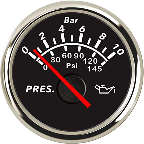 Manomètre d'huile 52mm pour surveiller la pression du moteur et éviter les pannes