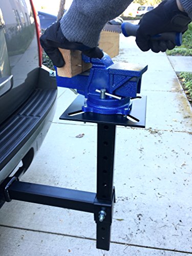 Maxxhaul 80356 Hitch Mount Vise Plate/Holder (With Adjustable Height) #TOP5