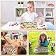 Zocipro Magnetspiel Labyrinth Spielzeug, Montessori Magnetisches für ab 2 3 4 5 6 Jahre Kinder, Zahlen Farben Lernen Sortierspiel, Motorikspielzeug Dinosaurier Geschenk Kinder Mädchen Jungen