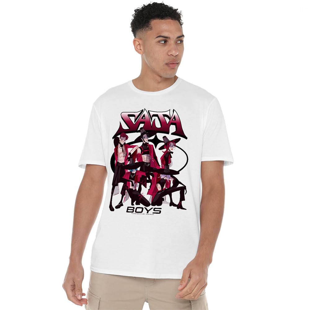 Netflix - Licensed T-Shirt - Saja Boys Demon Group - 2XL - White