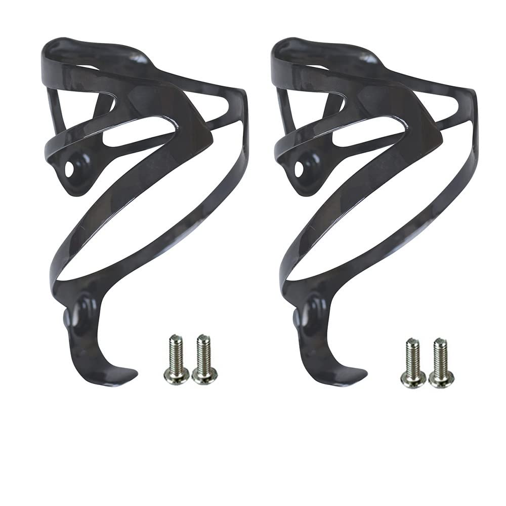 Flaschenhalter Fahrrad Kohlefaser-Wasser-Flaschenkäfig MTB/Road Bicycle Carbono-Fahrrad-Flaschenhalter Fahrrad Flaschenhalter(2PCS UD Luster)
