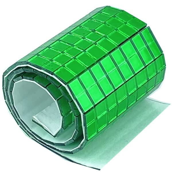 Mosaïque autocollante verte en verre pour sublimer vos objets déco et loisirs créatifs