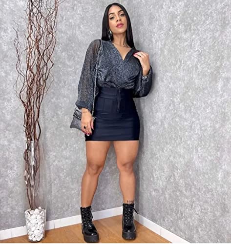 Saia Lipo cintura modeladora cós alto prada (M)