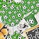Fußball Partygeschirr für 16 Gäste,Grün Fussball Partyteller Party Deko Geschirr,Fußball Pappteller Pappbecher Servietten,Fussball Party Dekorationen Mädchen Junge Kindergeburtstag Deko