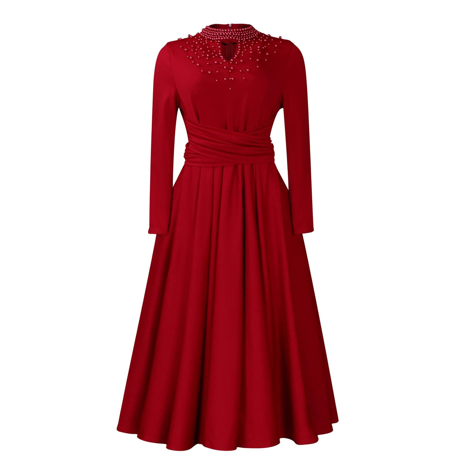 Vestido Mujer Elegante Vestidos De Fiesta Trajes Nochevieja Ropa Primavera Elegantes Invierno Tallas Grandes Largos Invitada Boda Otoño Manga Larga