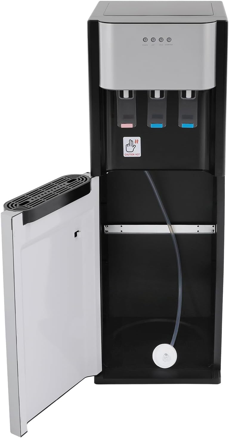 Dispensador de agua Carga Inferior 3 Salidas Vertical Fuente de Agua Eléctrica de Agua Distribuidor,para el Hogar, Cocina, Oficina, Dormitorio(sin Botella)