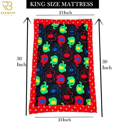 Image of Bedding Mattress for Cotton, Baby Sleeping Bed Set Godari Baby Cradle |Sleeping Mat |Multi Purpose Cushioned Bed |Baby Bed for 0 to 2 Years.