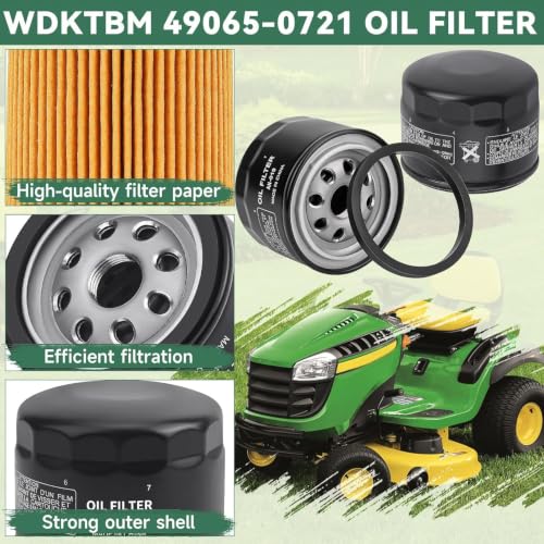 Image of 49065-0721 Oil Filter 49065-7007 For Kawasaki FR FX FS 1Pc