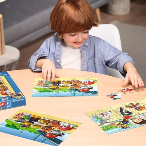 Ravensburger Kinderpuzzle - 09064 Heldenhafte Hunde - Puzzle für Kinder ab 4 Jahren, Paw Patrol Puzzle mit 2x24 Teilen