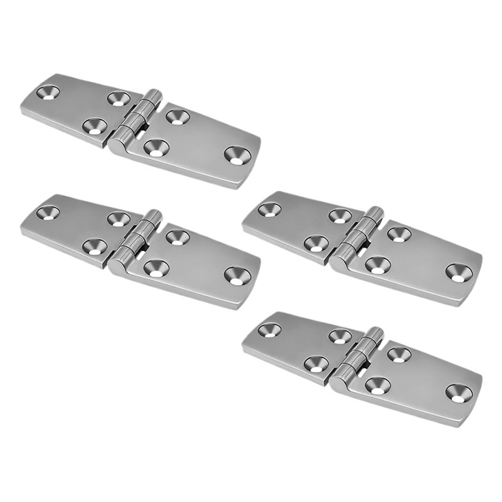 Kdhcvkz 102X38mm X 4Pcs 4Pcs Door Hinge 316 Stainless Steel Marine Hinges 6 Holes Boat 38X102mm