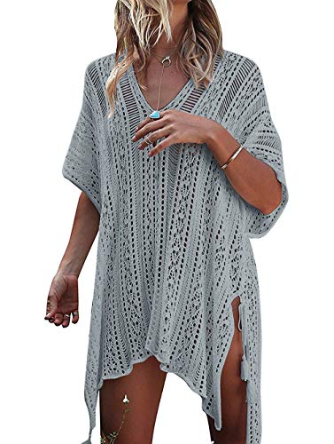Image of HARHAY Women's Summer Swimsuit Bikini 2023 Beach Swimwear Crochet Cover up