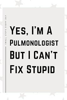Pulmonologist Gifts: Blank Lined Journal Notebook, an Appreciation Thank You and Funny Gift for Pulmonologists