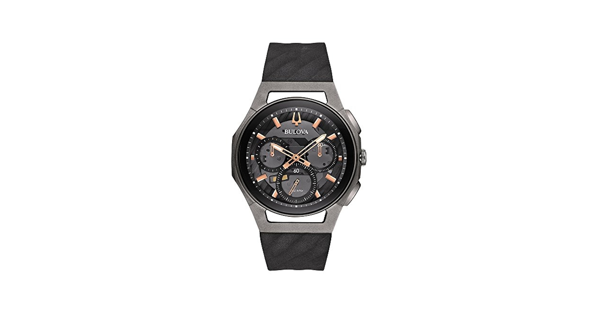 BULOVA CURV カーブ 98A162 極美品 腕時計 BULOVA CURV CHRONOGRAPH ブローバ カーブ ドレス 98A162｜正規